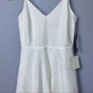 Way with words white lace skater dress Clearance